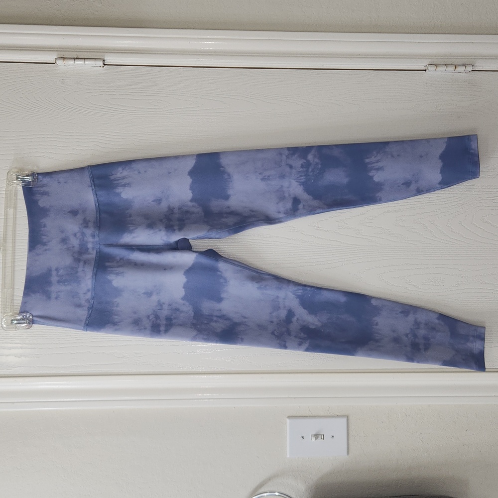 Beyond Yoga Olympus High Waisted Midi Legging Serene Blue Smoke Size S GUC